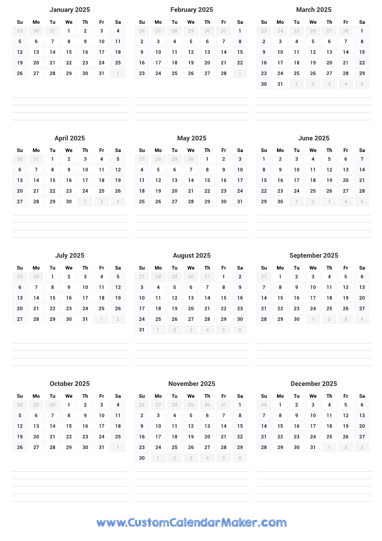 2025-portrait-calendar-12-month-vertical-calendar