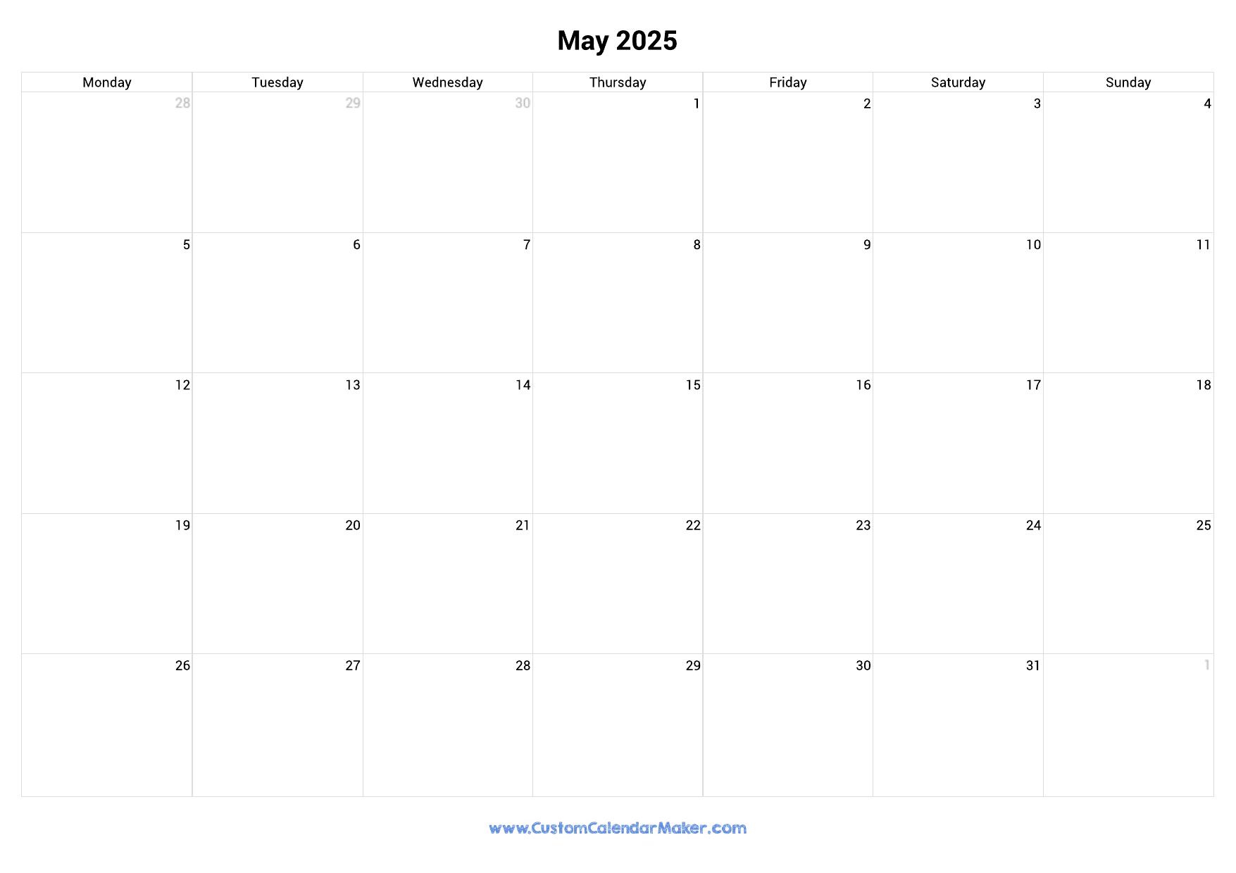 may-2025-monday-start-calendar-monday-to-sunday