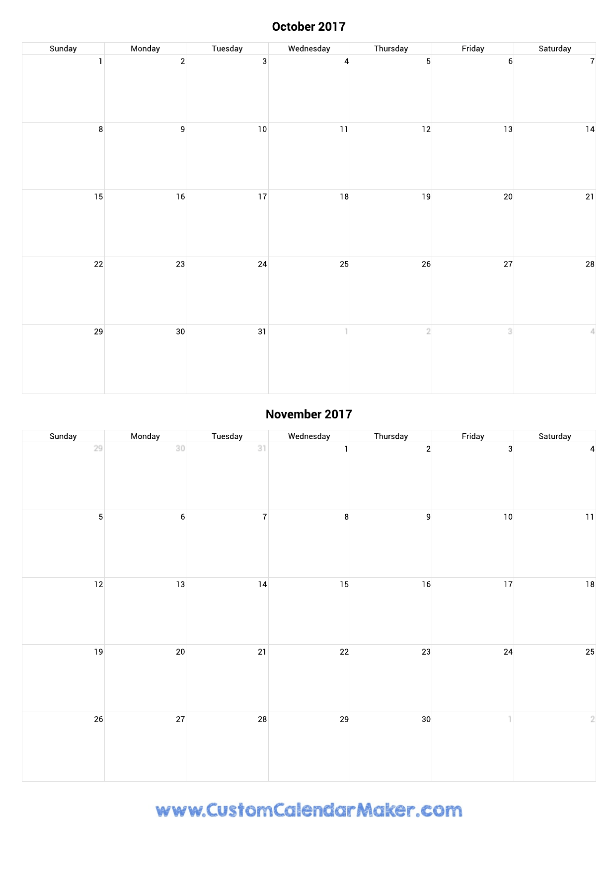 october-and-november-2017-printable-calendar-template