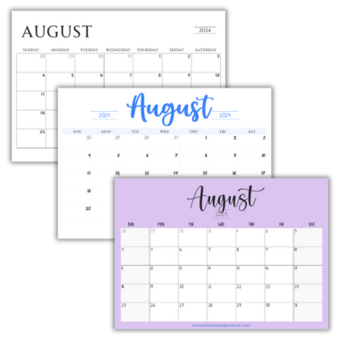 Free Printable Calendars 2026