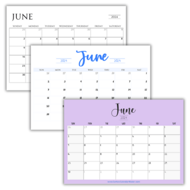Free Printable Calendars 2025